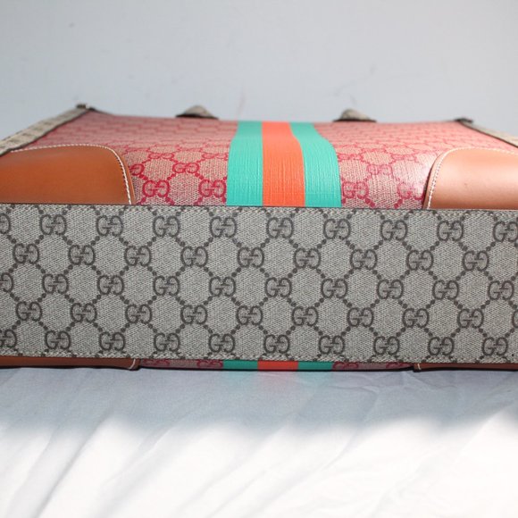NWT Gucci X Dans LaVert Tote Interlocking GG Supreme Shoulder Bag Web 723885 - Picture 4 of 13